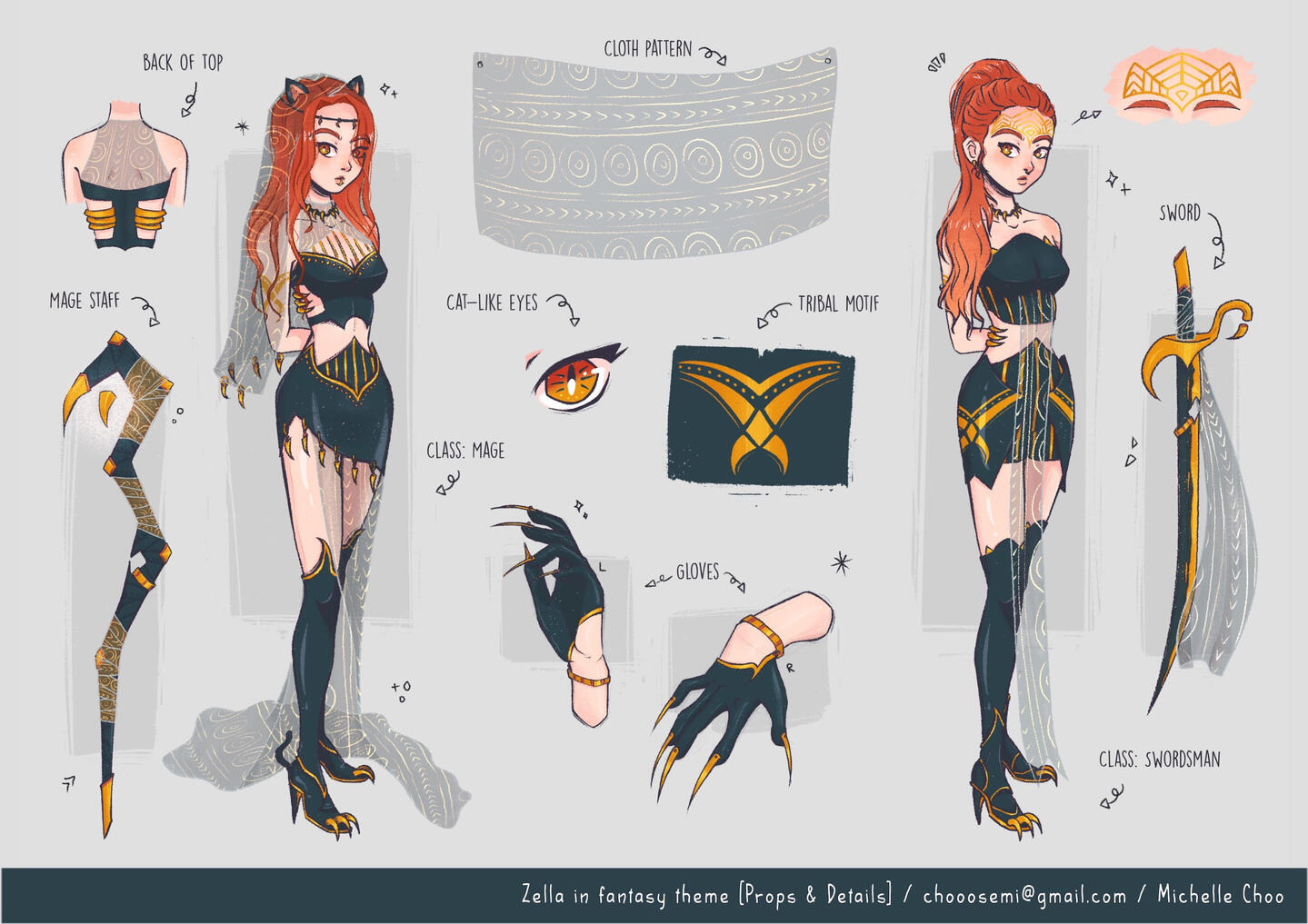 Zella Fantasy Props and Details